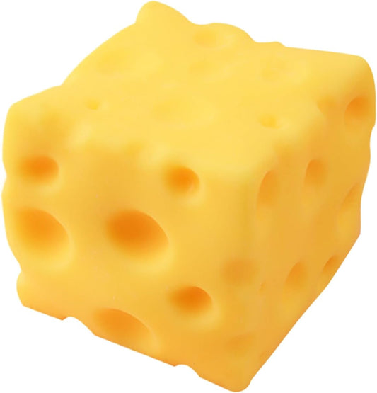 Cheese Squishie Vent Toy – Soft Slow Rise Sensory Fidget Toy
