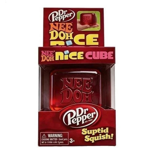 Limited Edition Dr Pepper Nice Cube Squishy Stress Relief Toy β NeeDoh