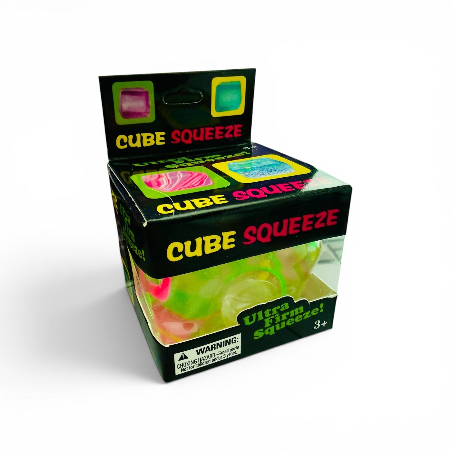 Cube Squeeze Ultra Firm Squishy – Super Solid Sensory Fidget Toy
