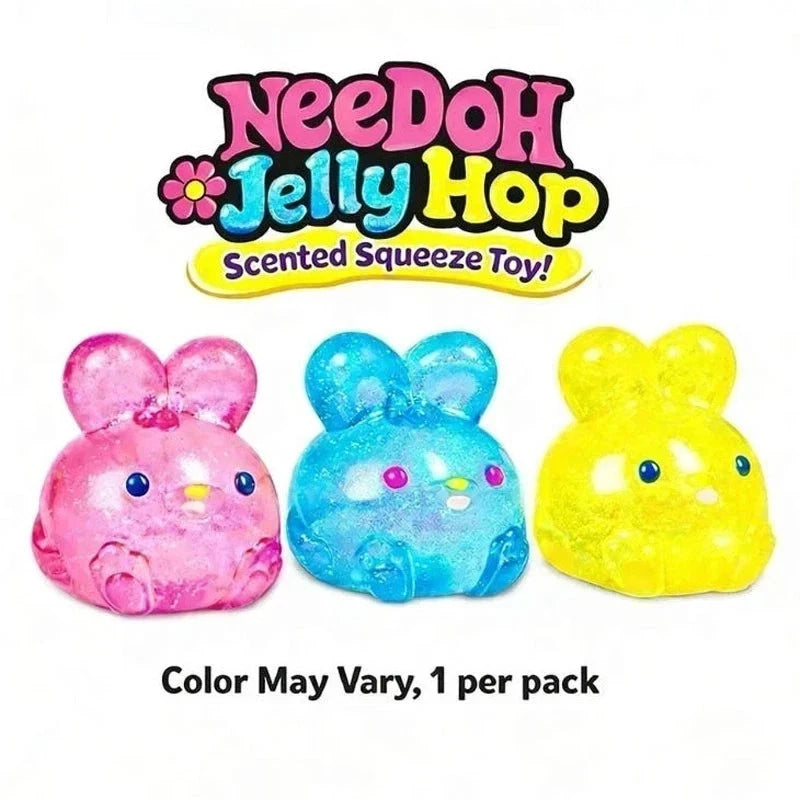 NeeDoh Jelly Hops Scented Super Solid Squish – Sensory Fidget Toy