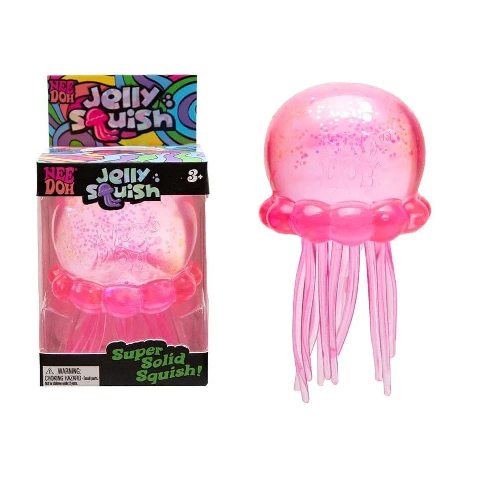 NeeDoh Jelly Squish – Super Solid Jellyfish Sensory Fidget Toy