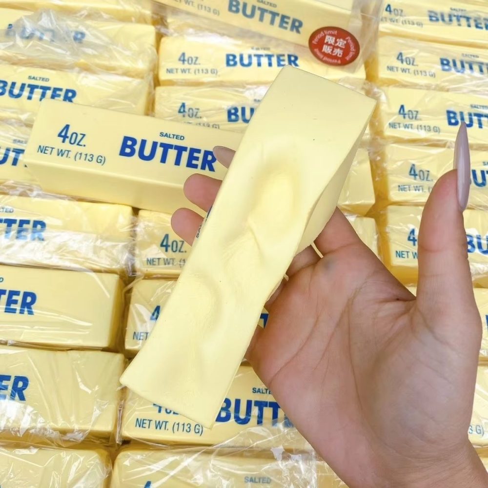 Squishy Butter Bar Squeeze Toy – Soft Slow Rise Sensory Fidget